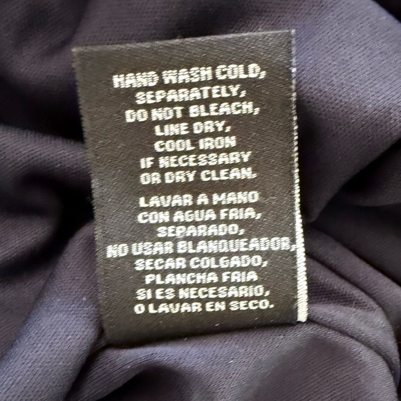 Leslie Fay Velvet Surplice Deep V Neck Ruched Long Sleeve Cocktail Dress Size 16 - Picture 9 of 12